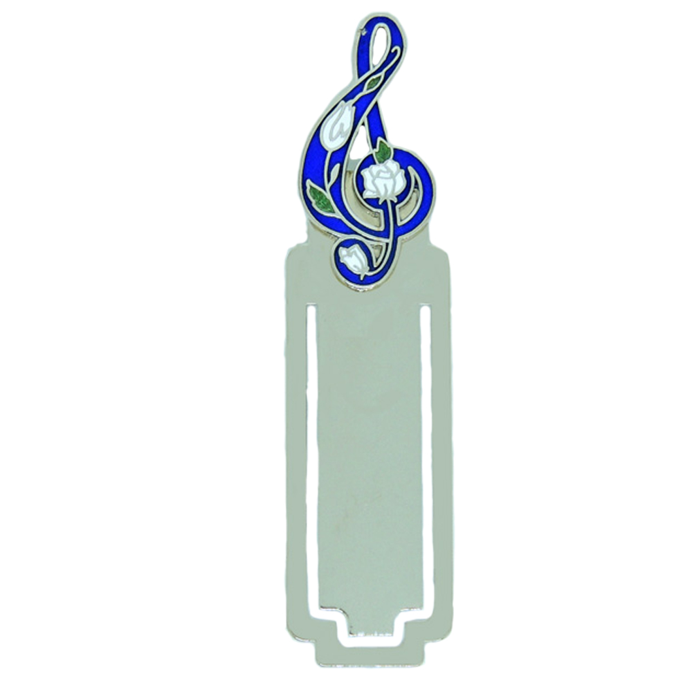 hard enamel metal bookmark